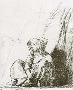 The Girl in front of the haystack Jean Francois Millet
